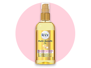 Veet Multi Benefit Öl - Körperöl für Körper & Gesicht, 24h Feuchtigkeit, 100ml Veet Multibenefit Oel
