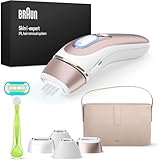 Braun Smart IPL Skin i·expert, Haarentfernung für zu Hause, Gratis App, Aufbewahrungstasche, Venus Rasierer, 4 Aufsätze, PL7387