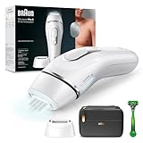 Braun IPL Silk Expert Pro 5 Haarentfernungsgerät Herren, 2 Aufsätze, sichtbare Haarentfernung, Designed In Germany, Gillette Body Rasierer, Alternative zu Laser Haarentfernung, PL5145, weiß/silber